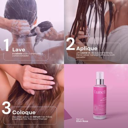 Imagem de Sérum Lunell Nutri Oil Fusion Elixir Rose 7ml