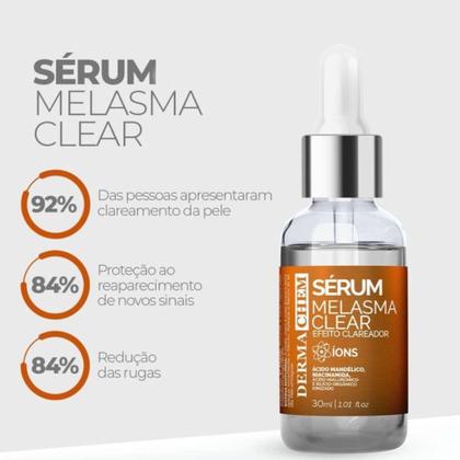Imagem de Sérum Melasma Clear Efeito Clareador Dermachem 30ml