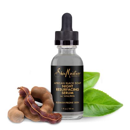 Imagem de Sérum SheaMoisture para rejuvenescimento noturno de 30 ml para pele com manchas