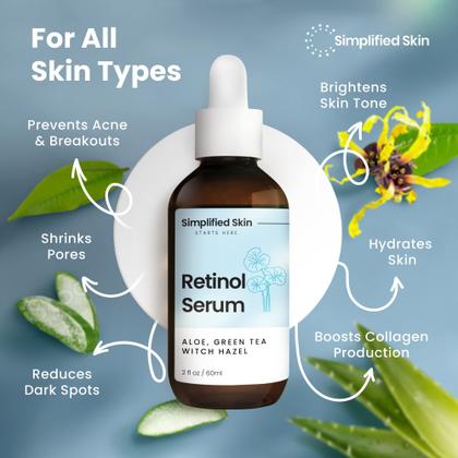 Imagem de Sérum Simplified Skin Retinol 2,5% com ácido hialurônico 60mL