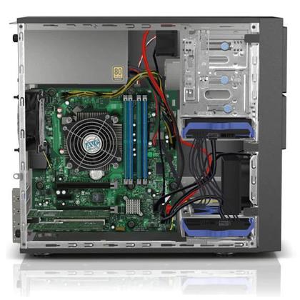 サーバー Lenovo ThinkServer TS150 PC Lenovo ThinkServer TS150 com monitor - Computadores e Desktops