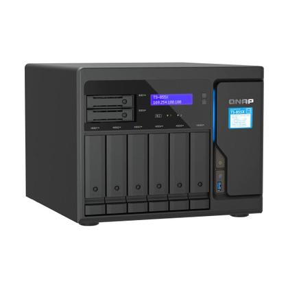 Imagem de Servidor NAS Storage Qnap TS 855X Atom C5125 2.8 GHz Para Até 8Hds 3,5 ou 2,5