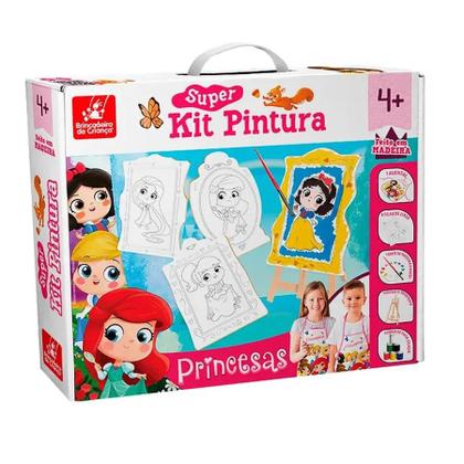 Imagem de SET 2 Super Kit Pintura Unicórnio + Princesas C/8 Telas