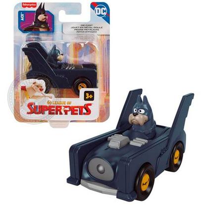Imagem de Set c/4 Miniaturas DC Liga dos SuperPets Diecast Mattel 1/64