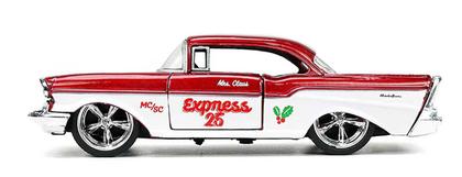 Imagem de Set com 2 Miniaturas Belair e Pickup Com Figuras Natal Jada 1/32