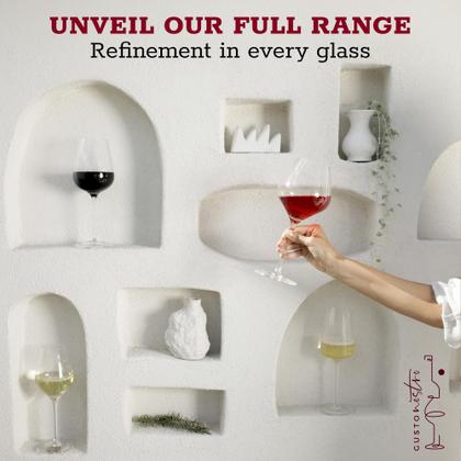 Imagem de Set de 2 Copas de Vino Gusto Nostro de Cristal de 650 mL para Vino