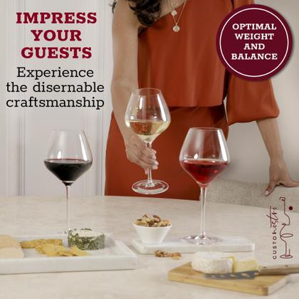 Imagem de Set de 2 Copas de Vino Gusto Nostro de Cristal de 650 mL para Vino