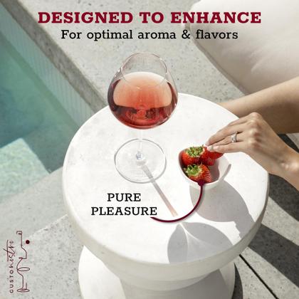 Imagem de Set de 2 Copas de Vino Gusto Nostro de Cristal de 650 mL para Vino