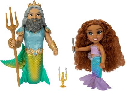 Imagem de Set De Bonecas Ariel E Rei Tritao A Pequena Sereia Sunny Brinquedos