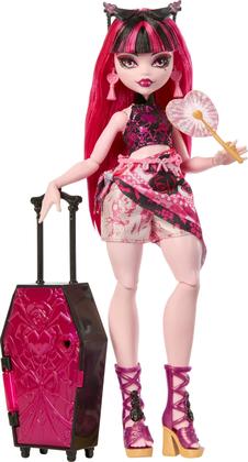 Imagem de Set de Muñeca Monster High Skulltimate Secrets Draculaura con Maleta