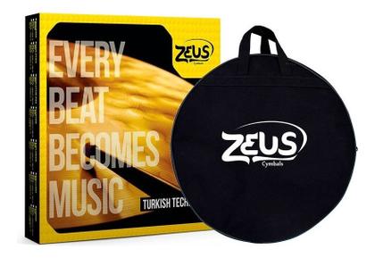 Imagem de Set prato zeus evolution pro set c b10 14'' 16'' 20'' c/ bag