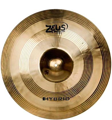 Imagem de Set pratos p/ bateria zeus hybrid set c liga b20 14" 16" 20" c/ bag