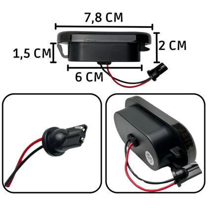 Imagem de Seta Pisca Sequencial Vermelho