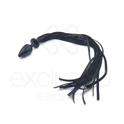 Imagem de Sexy Fantasy  Plug Anal em Formato Cônico, Possui Rabo de Chicote e Base de Segurança - 7,3 x 2,5 cm
