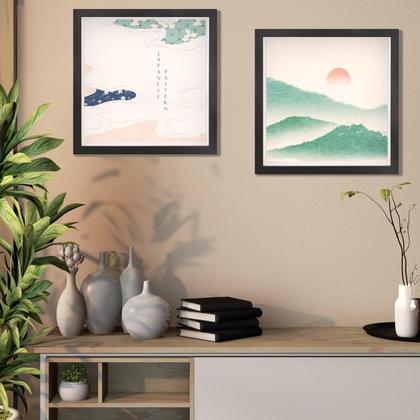 Imagem de Shadow Box Frame IWOLOMI, madeira de 10 x 10 cm com capa de acrílico, pacote com 4