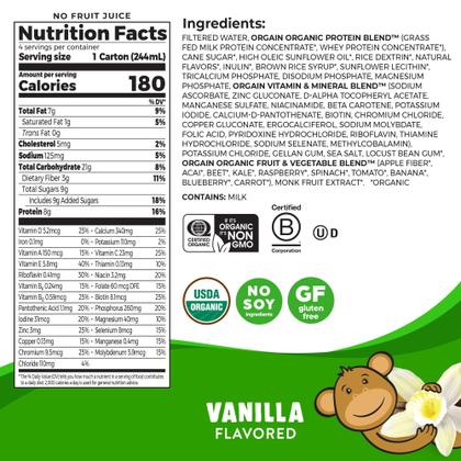 Imagem de Shake nutricional proteico Orgain Organic Kids Vanilla 245ml