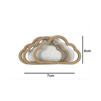 Imagem de Shaker Box de Mdf Woodplan - Nuvem Sb8015