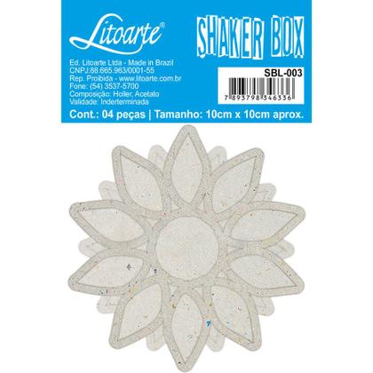 Imagem de Shaker Box Sbl-003 Margarida 10x10cm Litoarte