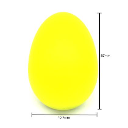 Imagem de Shaker ovo plastico chocalho AMARELO egg