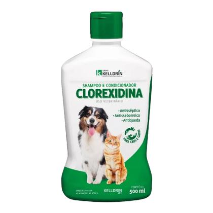 Imagem de Shampoo 5 Em 1 Clorexidina Dermatites Antiqueda P/ Cachorro