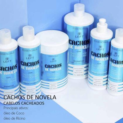 Shampoo 500ml + Condicionador 300ml Cachos de Novela Essenciale