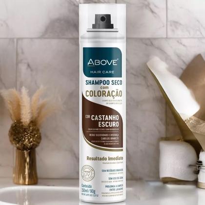 Imagem de Shampoo A Seco C/ Coloração Castanho Claro - Above - 150ml