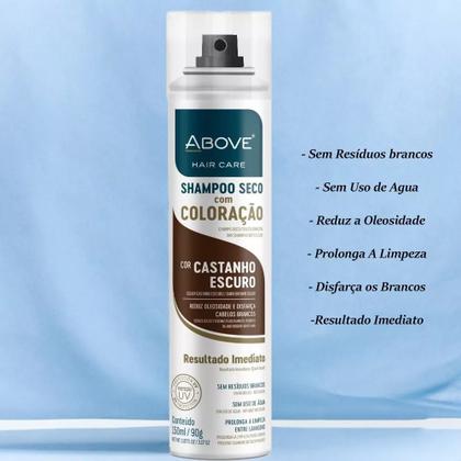 Imagem de Shampoo A Seco C/ Coloração Castanho Claro - Above - 150ml