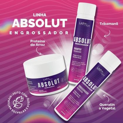 Imagem de Shampoo Absolut Engrossador 300Ml - Light Hair