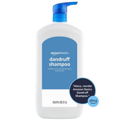 Imagem de Shampoo Amazon Basics Dandruff para uso diário, pacote com 4 litros