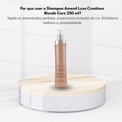 Imagem de Shampoo Amend Luxe Creations Blonde Care 250 ml