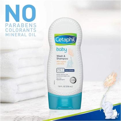 Imagem de Shampoo and Body Wash 230ml Cetaphil Baby
