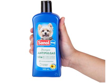 Imagem de Shampoo Anti Pulgas Para Cães Sanol Dog 500Ml 