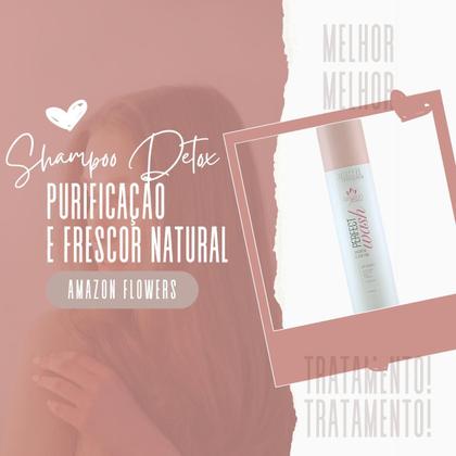 Imagem de Shampoo anti residuos amazon flowers tratamento e terapia pre escova progressiva 1lt