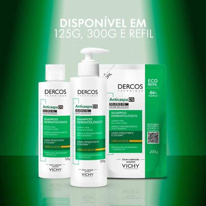 Imagem de Shampoo Anticaspa DS Intensivo Vichy Dercos - Cabelos Secos