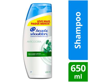 Shampoo Anticaspa Head & Shoulders Anticoceira - 650ml Imagem de Shampoo Anticaspa Head & Shoulders Anticoceira