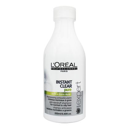 Imagem de Shampoo Anticaspa Instant Clear Pure 250ml - Loréal Professional