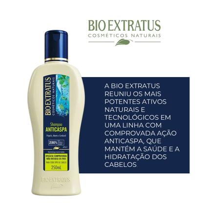 Imagem de Shampoo Anticaspa Limpeza Própolis Menta Bio Extratus 250ml
