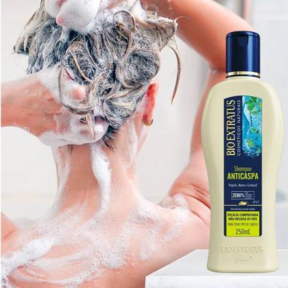 Imagem de Shampoo Anticaspa Limpeza Própolis Menta Bio Extratus 250ml