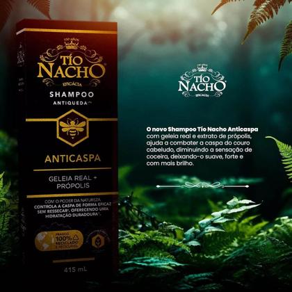 Imagem de Shampoo Antiqueda Anticaspa 415ml - Tío Nacho