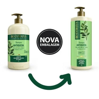 Imagem de Shampoo antiqueda jaborandi 1l bio extratus