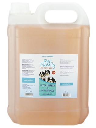 Imagem de Shampoo Antirresíduos Pra Cães E Gatos Pet Family 5 Litros