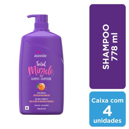 Imagem de Shampoo Aussie 7n1 Total Miracle 778 Ml - Caixa 4 Unidades