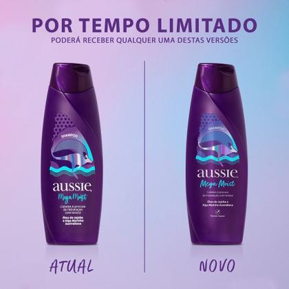 Imagem de Shampoo Aussie Mega Moist Super Hidratação 360ml