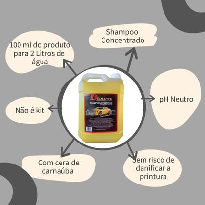 Imagem de Shampoo automotivo com cera de carnaúba 5l