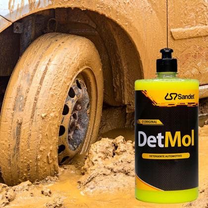 Imagem de Shampoo Automotivo Força Limpeza Pesada Det Mol 1L Sandet