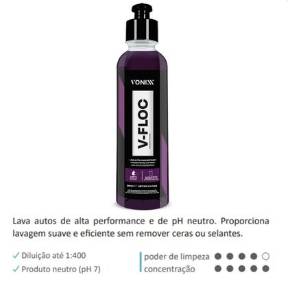 Imagem de Shampoo Automotivo Lava Auto Concentrado V-floc 240ml Vonixx