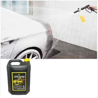Imagem de Shampoo Automotivo Lava Autos Brilho Protege Concentrado 1:80 Com Cera de Carnaúba Ph Neutro 5 lts 