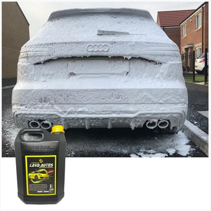 Imagem de Shampoo Automotivo Lava Autos Brilho Protege Concentrado 1:80 Com Cera de Carnaúba Ph Neutro 5 lts 