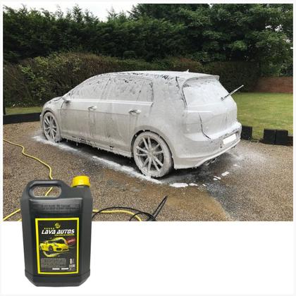 Imagem de Shampoo Automotivo Lava Autos Brilho Protege Concentrado 1:80 Com Cera de Carnaúba Ph Neutro 5 lts 