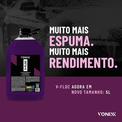Imagem de Shampoo automotivo v floc 5l vonixx